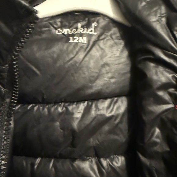 Onekid Black and White Space Puffer Jacket with Stand-Up Collar - Picture 6 of 6